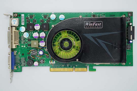 丽台Winfast A7800 GS 256MB显示卡（nVIDIA GeForce 7800 GS芯片）